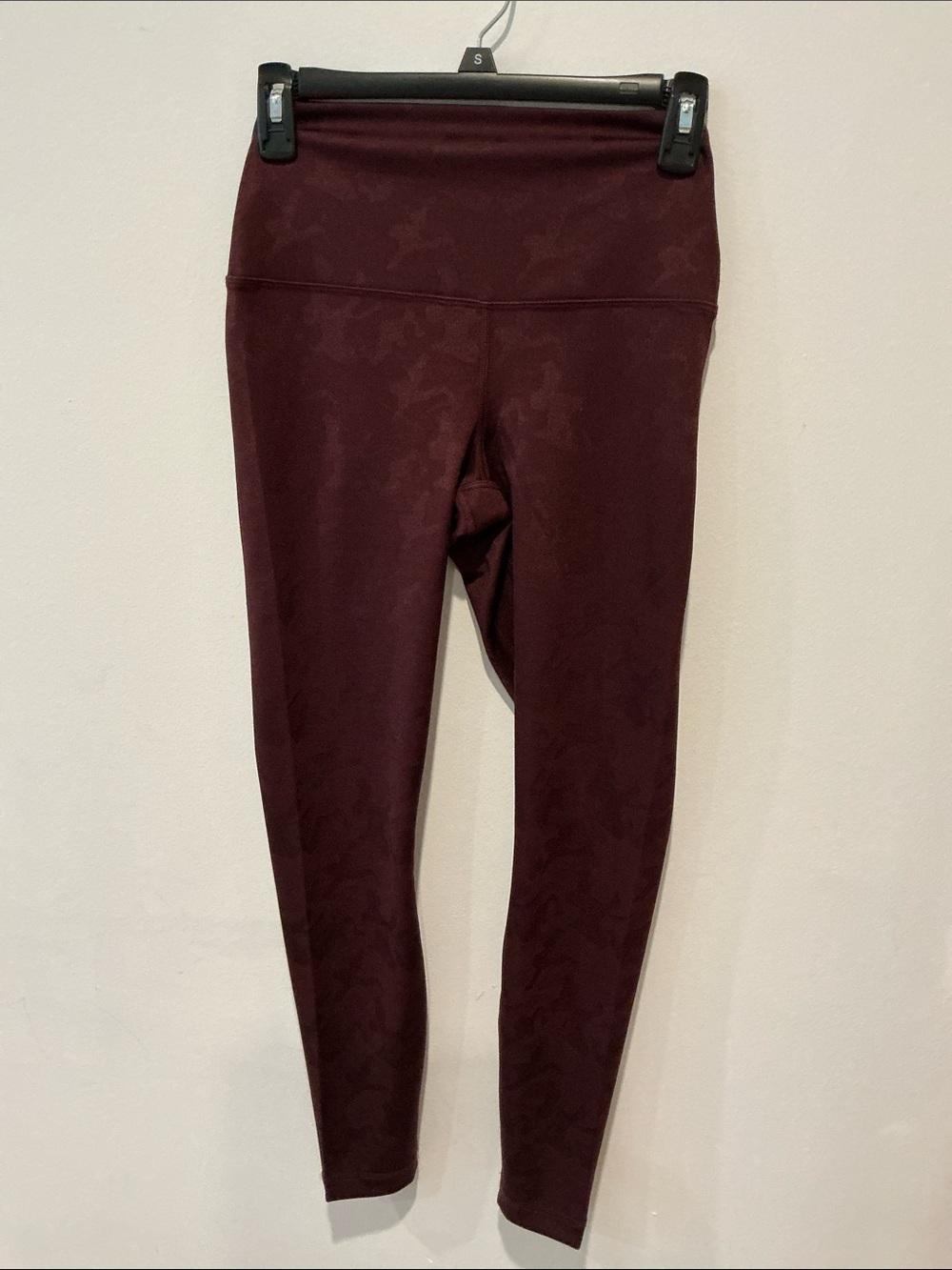 90 Degree By Reflex Women's high waisted Burgundy/Maroon Leggings